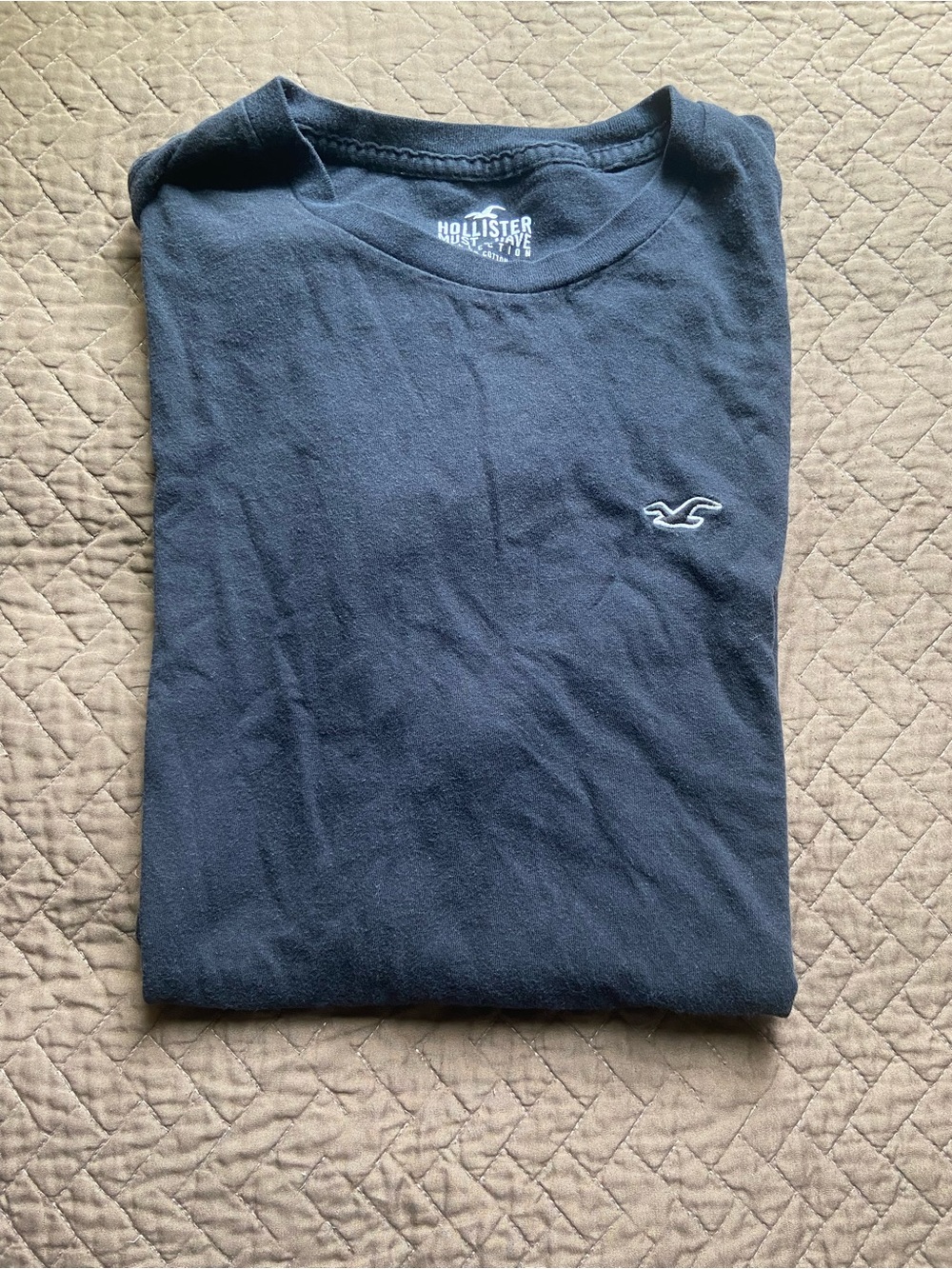 Hollister Men’s Black Crew Neck T-Shirt